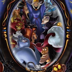 Tenyo Japan Jigsaw Puzzle D-500-480 Disney Villains (500 Pieces)