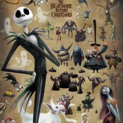 Tenyo Japan Jigsaw Puzzle D-1000-472 Disney The Nightmare Before Christmas Jack (1000 Pieces)