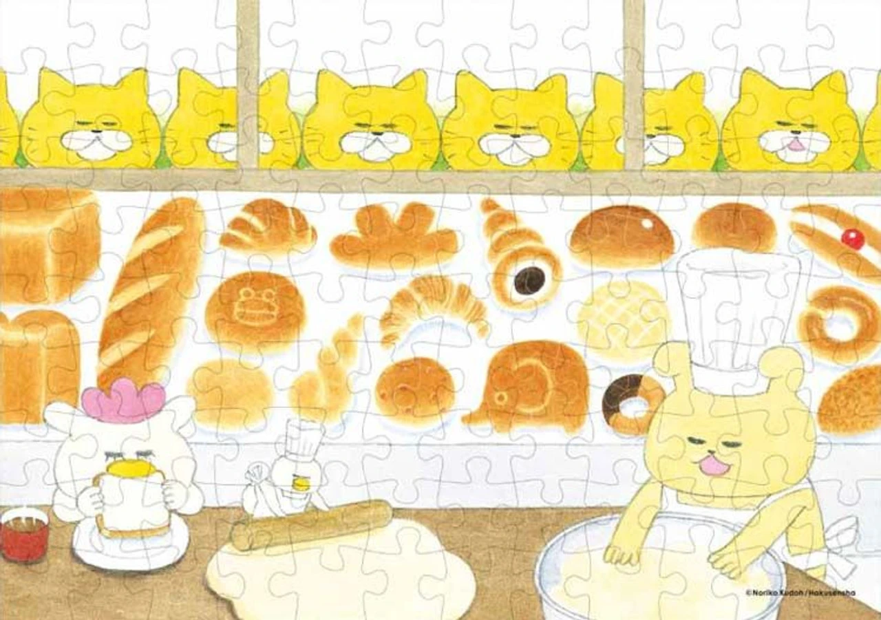 Tenyo MB108-129 Jigsaw Puzzle Nora Neko Gundan Bread Factory (108 Pieces) 3 Tenyo MB108-129 Jigsaw Puzzle Nora Neko Gundan Bread Factory (108 Pieces)