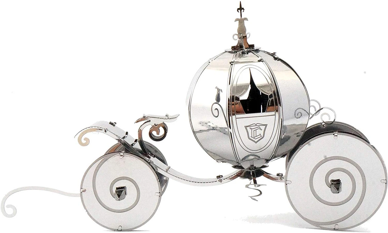 Tenyo Metallic Nano Puzzle D-MN-002 Cinderella's Pumpkin Carriage 3 Tenyo Metallic Nano Puzzle D-MN-002 Cinderella's Pumpkin Carriage