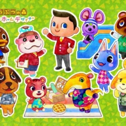 Tenyo Japan Jigsaw Puzzle T-108-464 Animal Crossing Happy Home Designer Friends In The Forest (108 Pieces)