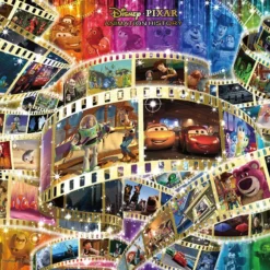 Tenyo Japan Jigsaw Puzzle D108-006 Disney Pixar Animation History 48 Animations (108 Pieces)