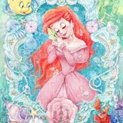 Tenyo D-108-013 Jigsaw Puzzle Disney The Little Mermaid Ariel (108 Pieces)