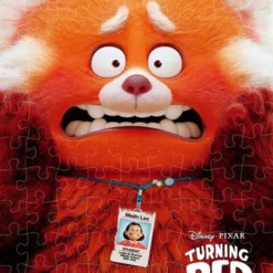 Tenyo D108-020 Jigsaw Puzzle Disney Turning Red (108 Pieces)