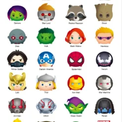 Tenyo Japan Jigsaw Puzzle R200-618 Marvel Tsum Tsum (200 Pieces)