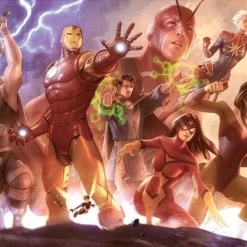 Tenyo RPG-1000-632 Jigsaw Puzzle Marvel Avengers Team Iron Man (1000 S-Pieces)