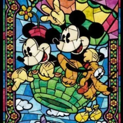 Tenyo Japan Jigsaw Puzzle D-108-732 Disney Mickey Balloon Journey (108 Pieces)