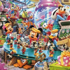 Tenyo Japan Jigsaw Puzzle D-108-774 Disney Toy Factory (108 Pieces)