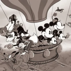 Tenyo Japan Jigsaw Puzzle D-108-810 Disney Balloon Flight Tour (108 Pieces)