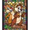 Tenyo Japan Jigsaw Puzzle DSG-266-749 Disney Chip 'n' Dale Stained Glass (266 Pieces) -Tenyo shop 4905823857496 1 49974.1567598778