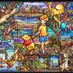Tenyo DP1000-037 Jigsaw Puzzle Disney Winnie The Pooh Story (Pure White) (1000 Pieces)