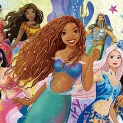 Tenyo D300-062 Jigsaw Puzzle Disney The Little Mermaid Movie - Precious Family (300 Pieces)