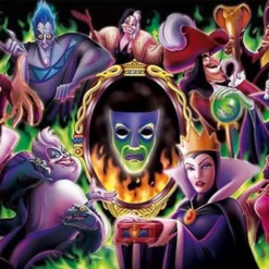 Tenyo Japan Jigsaw Puzzle D-200-904 Disney Enchanted Villains (200 Pieces)