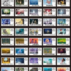 Tenyo Jigsaw Puzzle Disney 100: World Stamps (1000 Pieces)