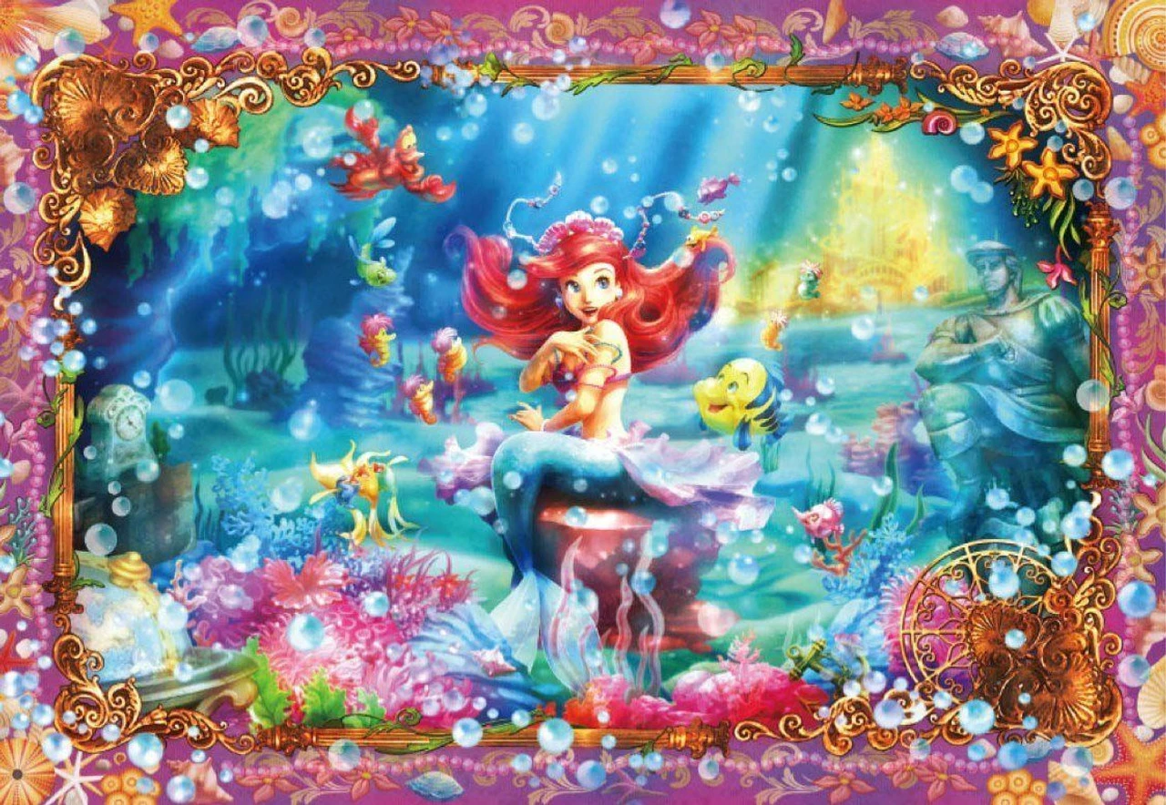 Tenyo Japan Jigsaw Puzzle D-1000-419 Disney Little Mermaid Ariel (1000 Pieces) 3 Tenyo Japan Jigsaw Puzzle D-1000-419 Disney Little Mermaid Ariel (1000 Pieces)