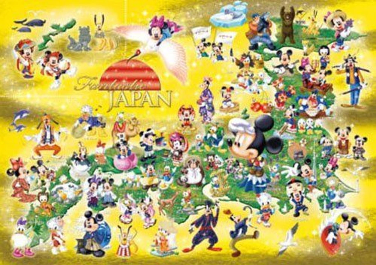 Tenyo Japan Jigsaw Puzzle DW-1000-432 Disney Fantastic Japan (1000 S-Pieces) 3 Tenyo Japan Jigsaw Puzzle DW-1000-432 Disney Fantastic Japan (1000 S-Pieces)