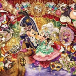 Tenyo D500-666 Jigsaw Puzzle Invitation To The Splendid Masquerade (Mickey & Friends) (500 Pieces)