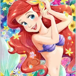 Tenyo DPG500-67 Jigsaw Puzzle Smiling The Little Mermaid Ariel (Disney) (500 S-Pieces)