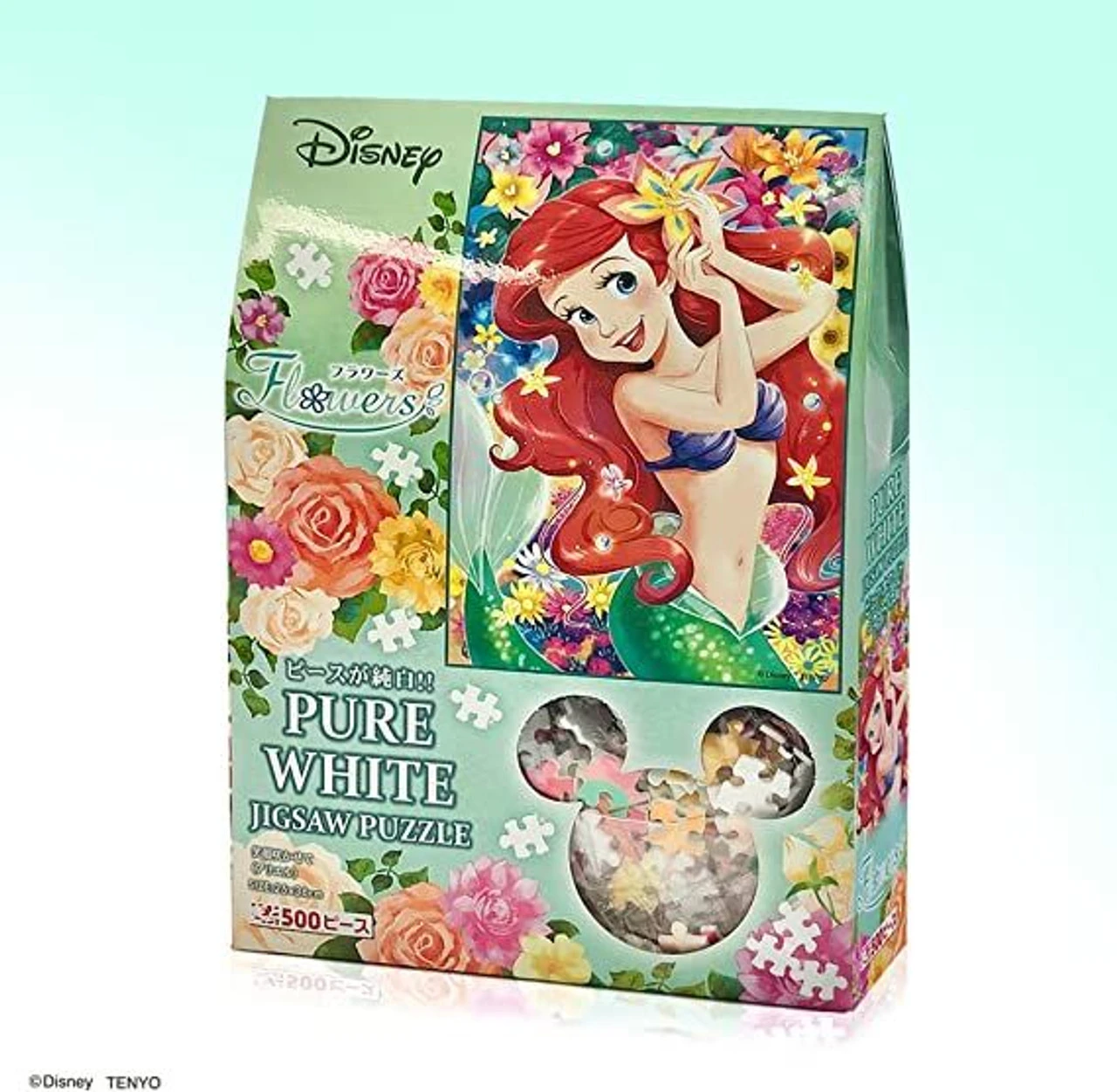 Tenyo DPG500-67 Jigsaw Puzzle Smiling The Little Mermaid Ariel (Disney) (500 S-Pieces) 4 Tenyo DPG500-67 Jigsaw Puzzle Smiling The Little Mermaid Ariel (Disney) (500 S-Pieces) - Image 2