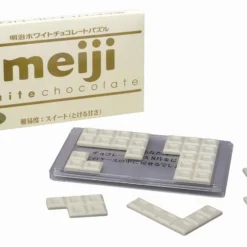 Hanayama Brain Teaser Meiji White Chocolate Puzzle Difficulty Level 1