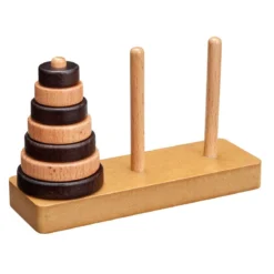 Hanayama Katsunou Brain Teaser TOWER OF HANOI -Tenyo shop 4977513065849 2 32513.1533269777