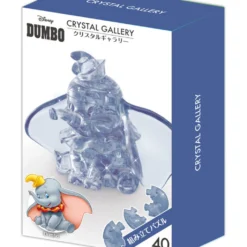 Hanayama Crystal Gallery 3D Puzzle Disney Dumbo 40 Pieces 4977513076395