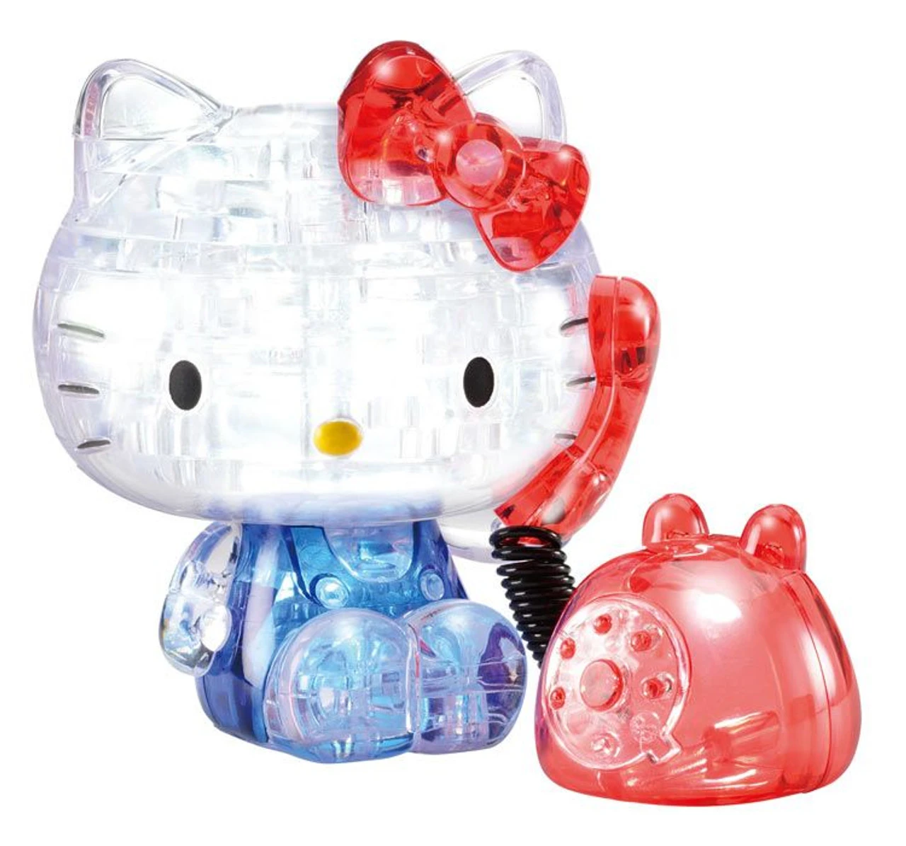 Hanayama Crystal Gallery 3D Puzzle Sanrio Hello Kitty Telephone 39 Pieces 4 Hanayama Crystal Gallery 3D Puzzle Sanrio Hello Kitty Telephone 39 Pieces - Image 2