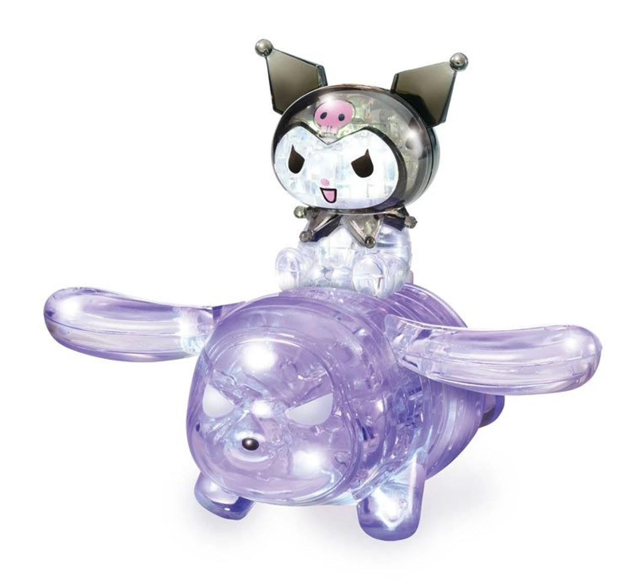 Hanayama Crystal Gallery 3D Puzzle Sanrio My Melody Kuromi 38 Pieces 5 Hanayama Crystal Gallery 3D Puzzle Sanrio My Melody Kuromi 38 Pieces - Image 3