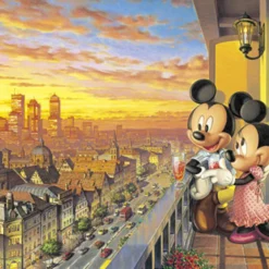 Tenyo Japan Jigsaw Puzzle D-300-197 Disney Mickey Mouse Sunset (300 Pieces)
